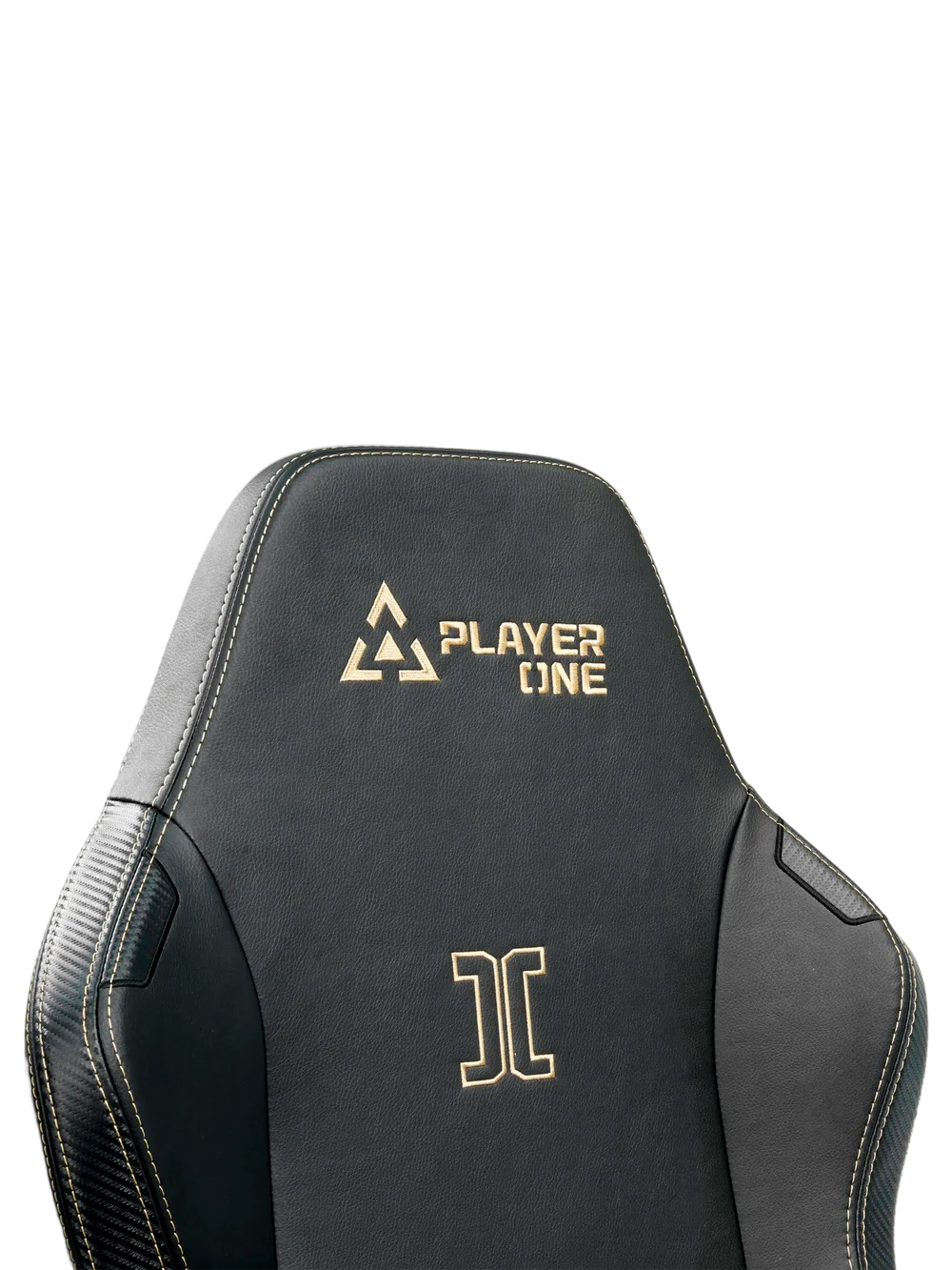 Игровое кресло Player One X-BASE, спинка с логотипом