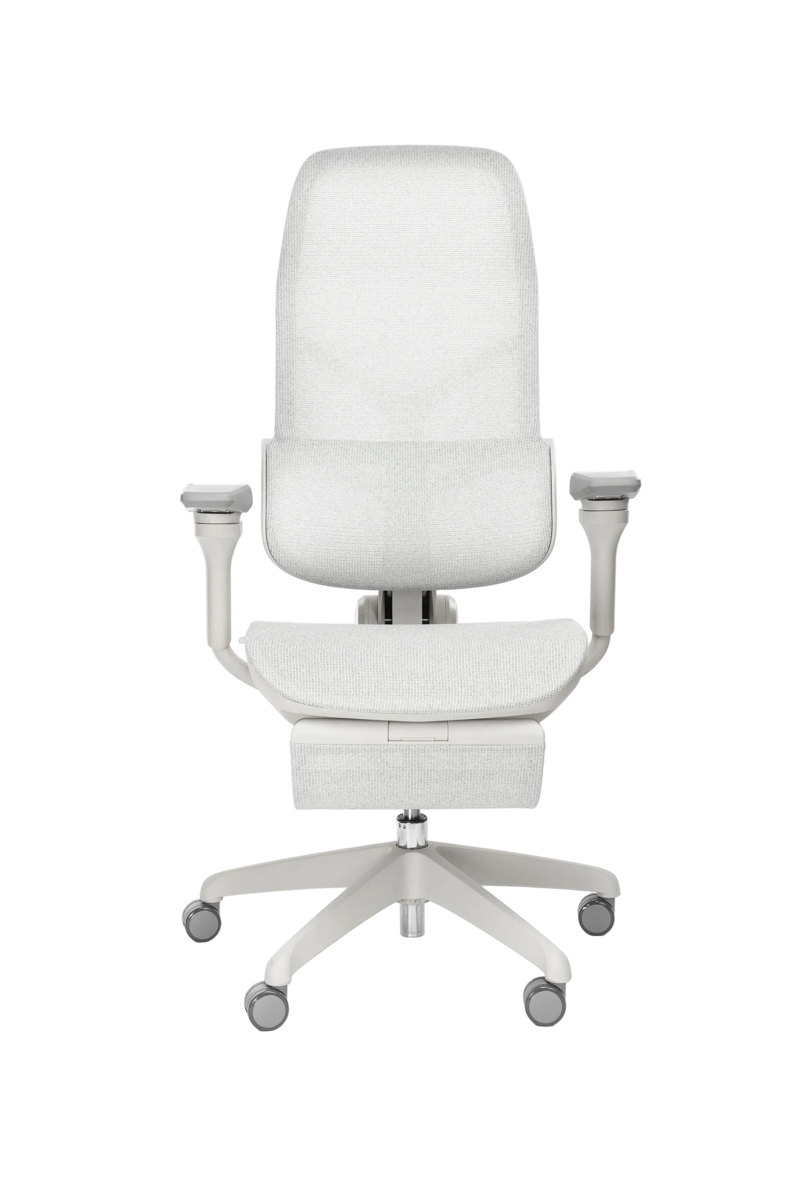 Игровое кресло EVOLUTION Zephyr Grey, вид спереди