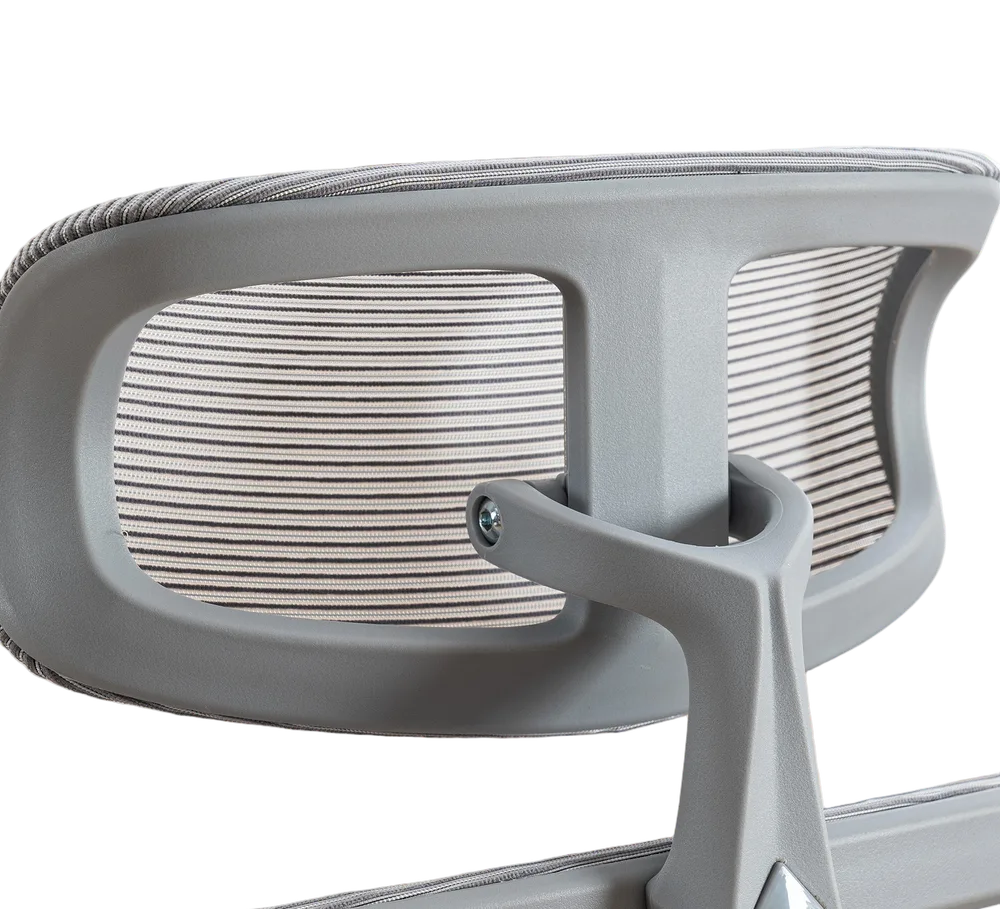 Игровое кресло EVOLUTION HybridFlex Grey, спинка сбоку