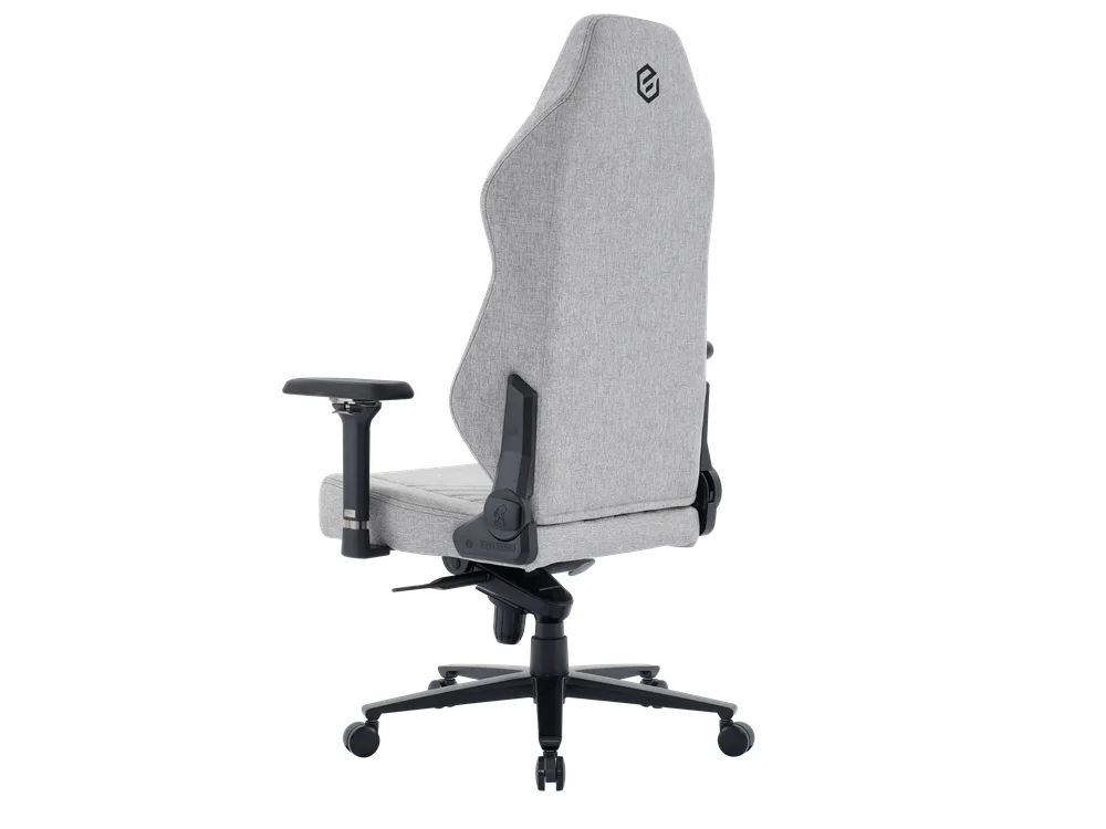 Игровое кресло EVOLUTION TITAN, вид сзади, серое