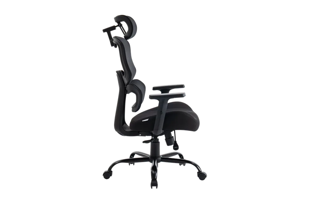 Игровое кресло EVOLUTION ZenFoam Black, вид сбоку