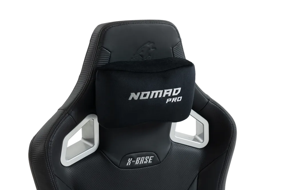 Игровое кресло EVOLUTION NOMAD PRO, чёрная спинка с подушкой