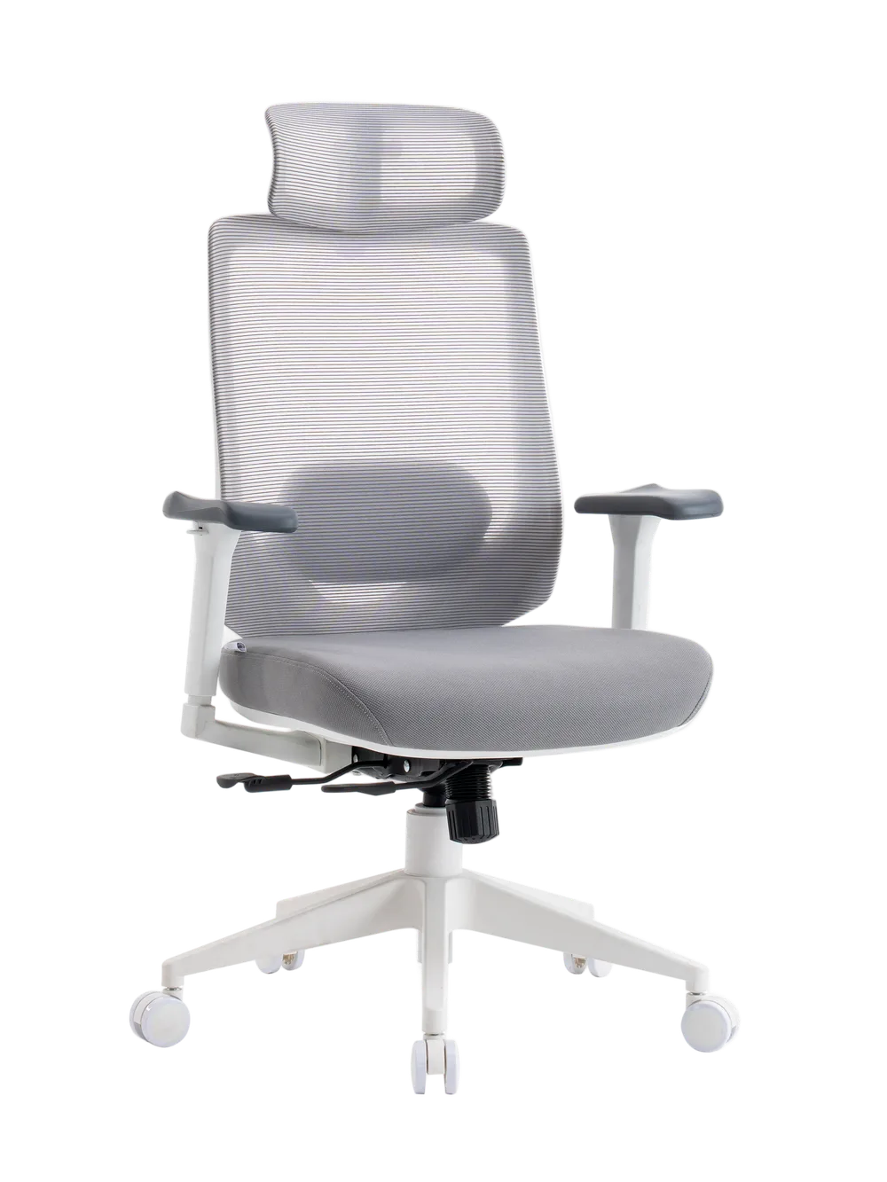 Игровое кресло EVOLUTION HybridFlex White, вид спереди
