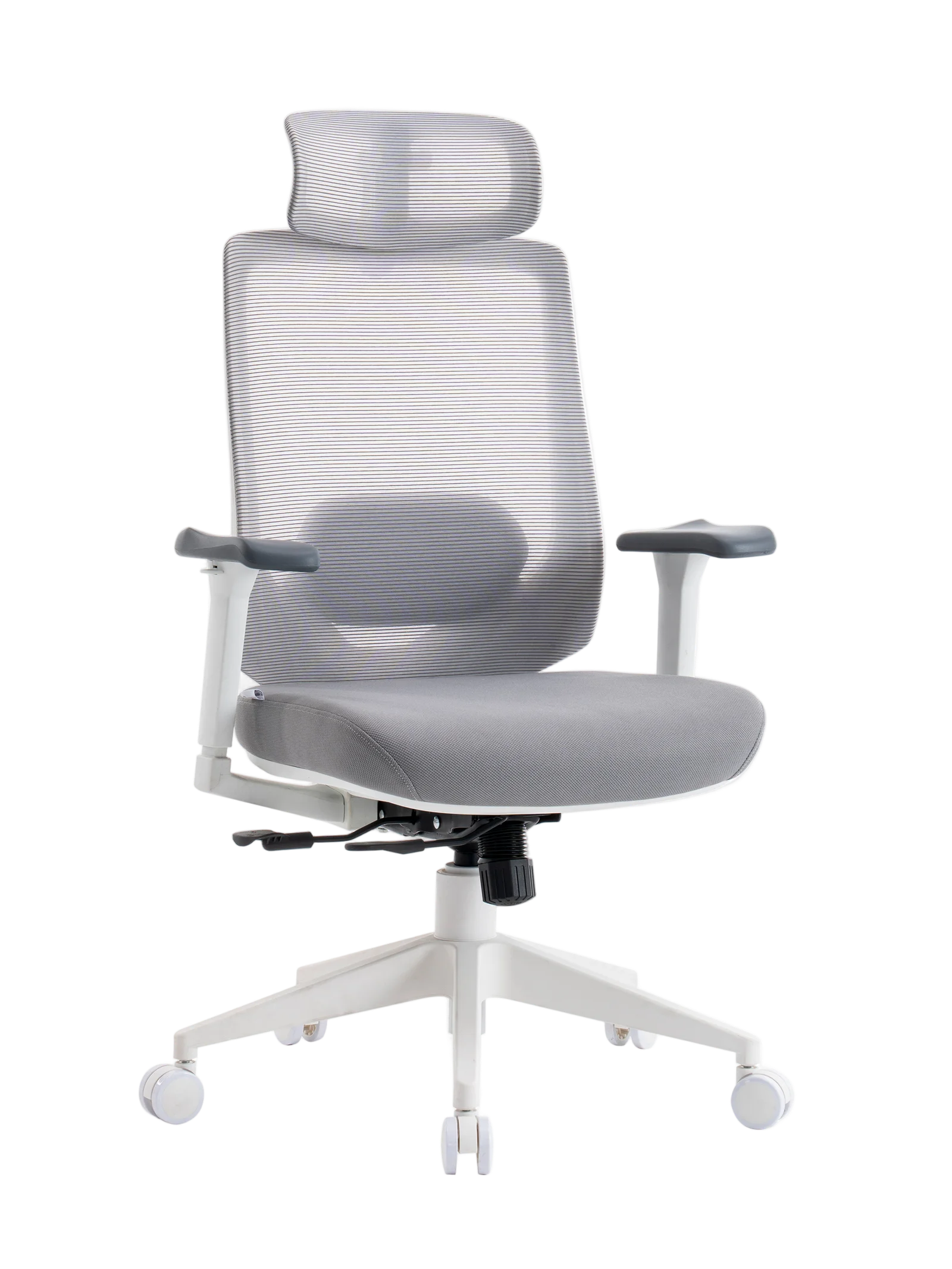 Игровое кресло EVOLUTION HybridFlex White, вид спереди