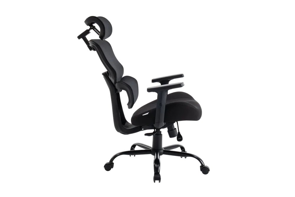 Игровое кресло EVOLUTION ZenFoam Black, боковой вид слева