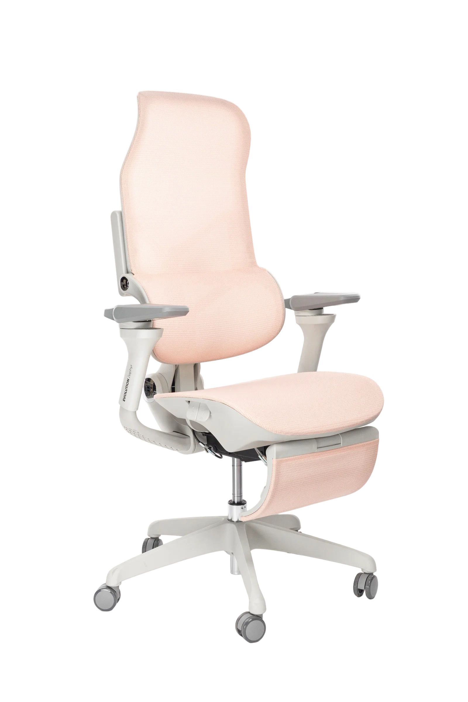Игровое кресло EVOLUTION Zephyr Pink, вид сбоку