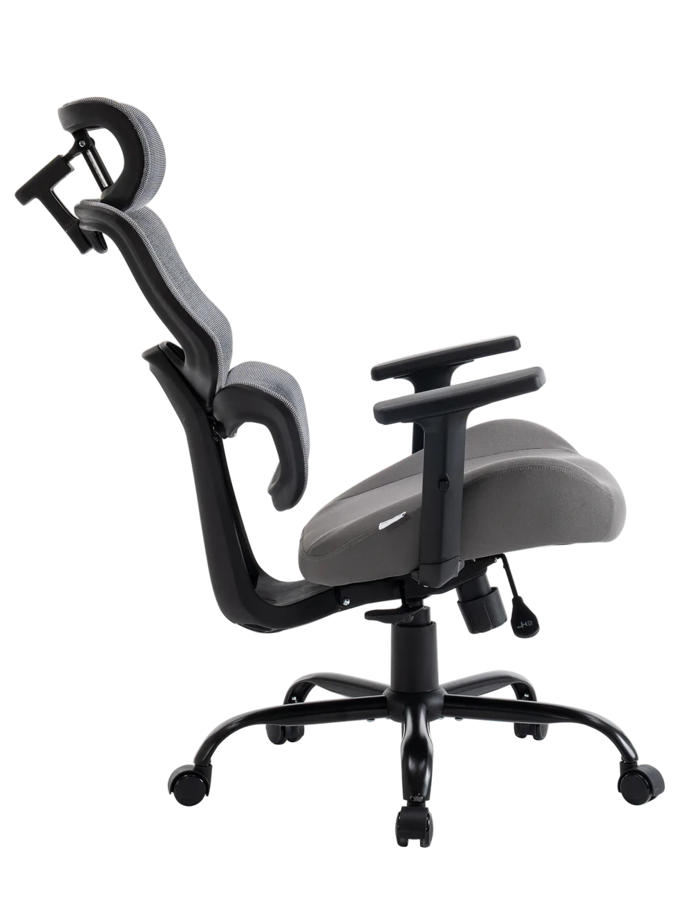 Игровое кресло EVOLUTION ZenFoam Grey, вид сбоку