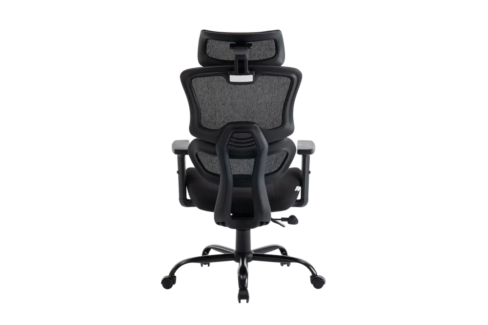 Игровое кресло EVOLUTION ZenFoam Black, вид сзади