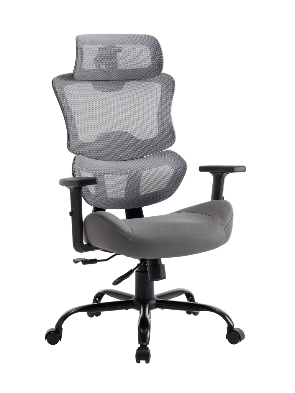 Игровое кресло EVOLUTION ZenFoam Grey, вид спереди