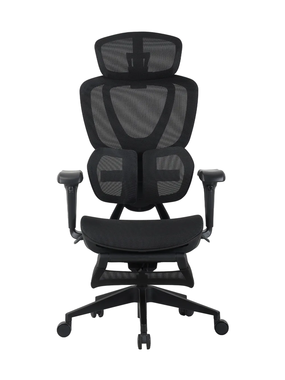 Игровое кресло EVOLUTION LX 1 Black, вид спереди