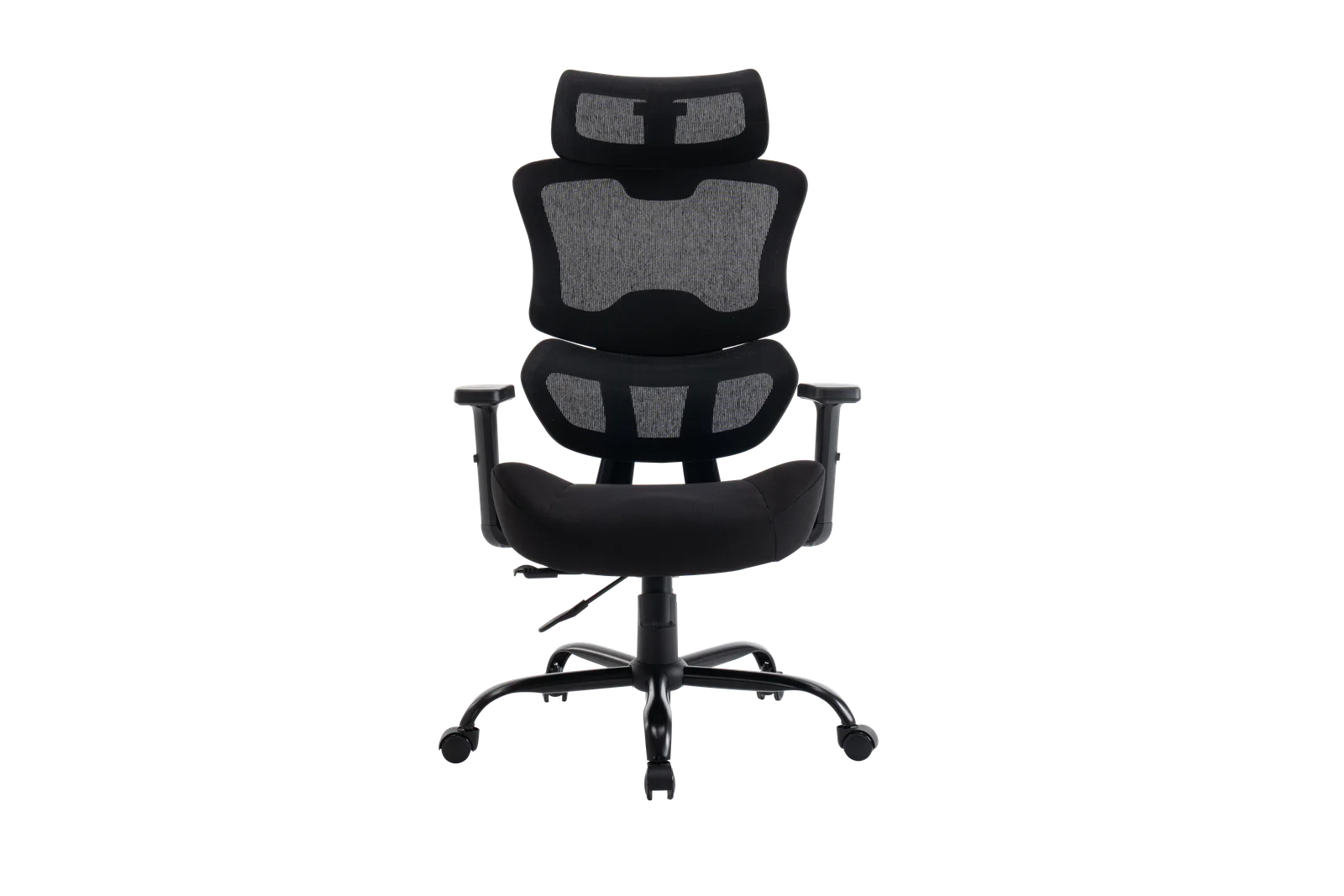 Игровое кресло EVOLUTION ZenFoam Black, вид спереди