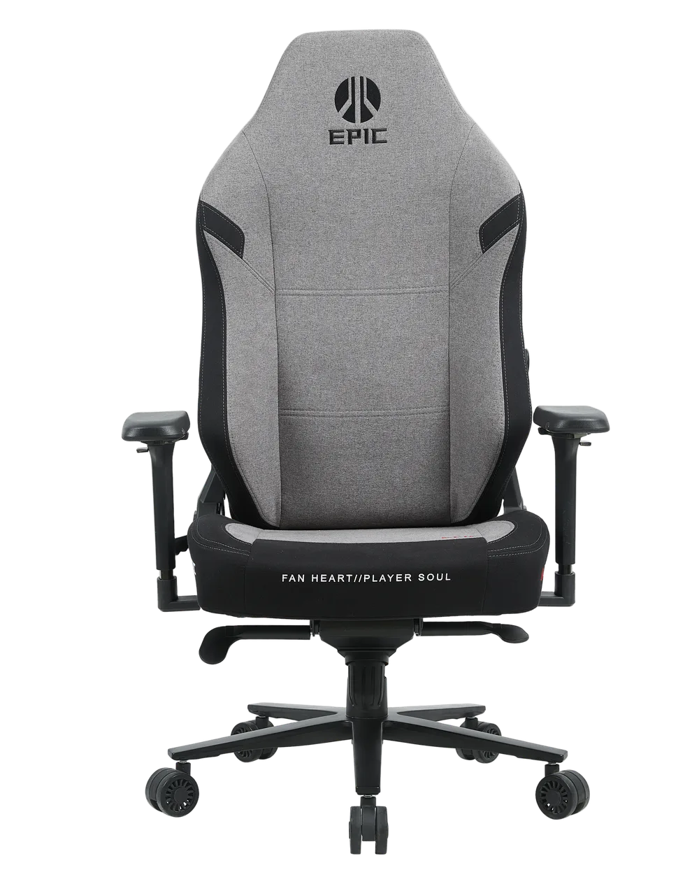 Игровое кресло EVOLUTION EPIC FABRIC Grey, вид спереди