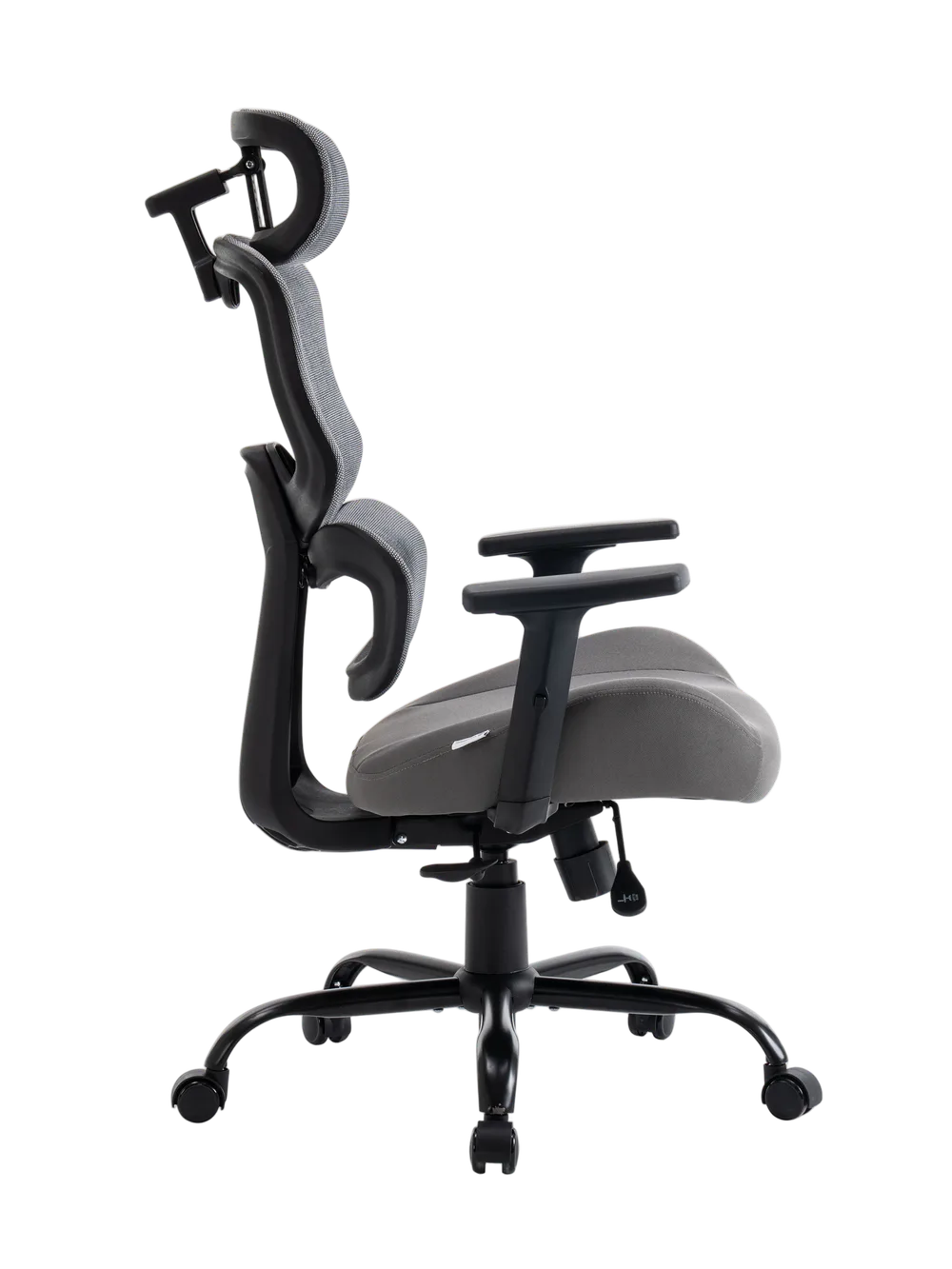 Игровое кресло EVOLUTION ZenFoam Grey, вид сбоку