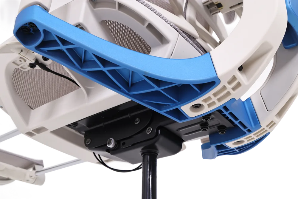 Игровое кресло EVOLUTION LX 5 Blue, вид снизу механизма