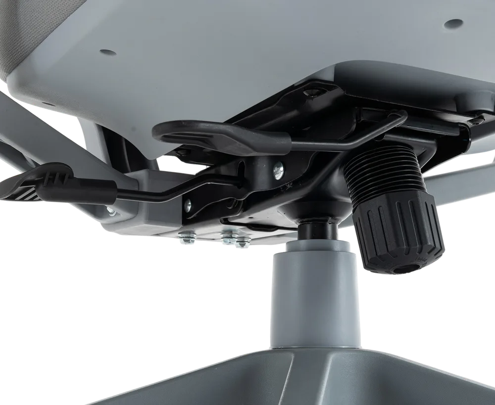 Игровое кресло EVOLUTION HybridFlex Grey, механизм регулировки снизу