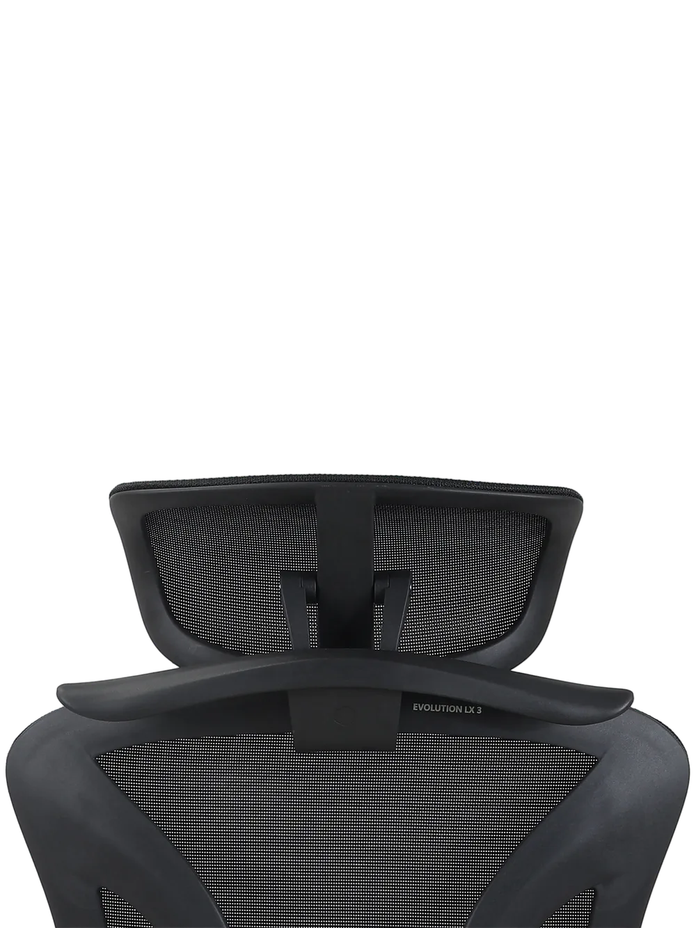 Игровое кресло EVOLUTION LX 3, вид сзади, чёрное