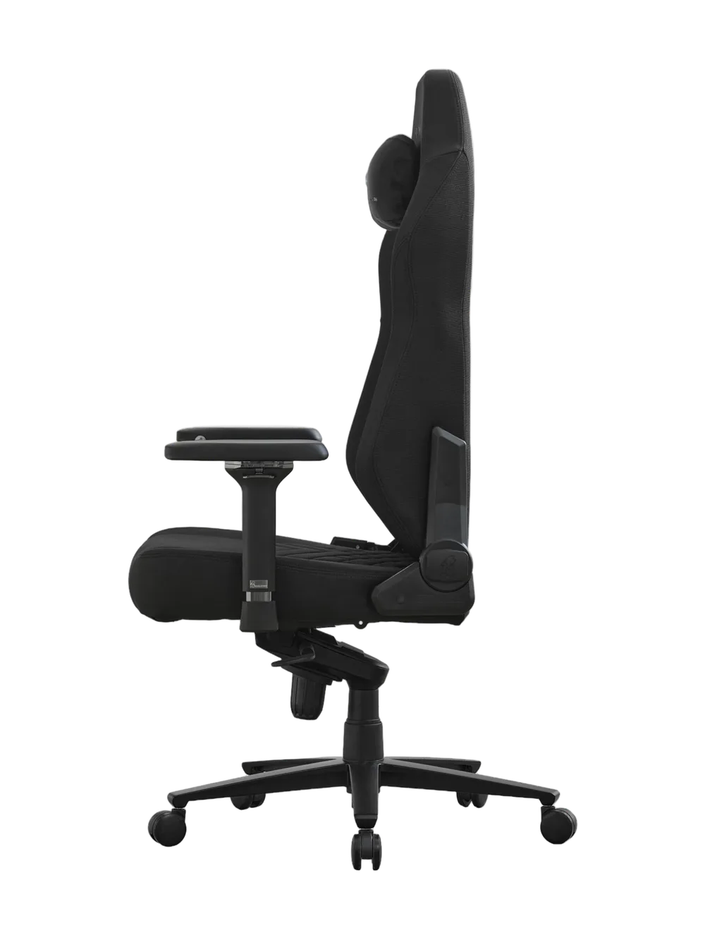 Игровое кресло EVOLUTION TITAN FABRIC Black, вид сбоку