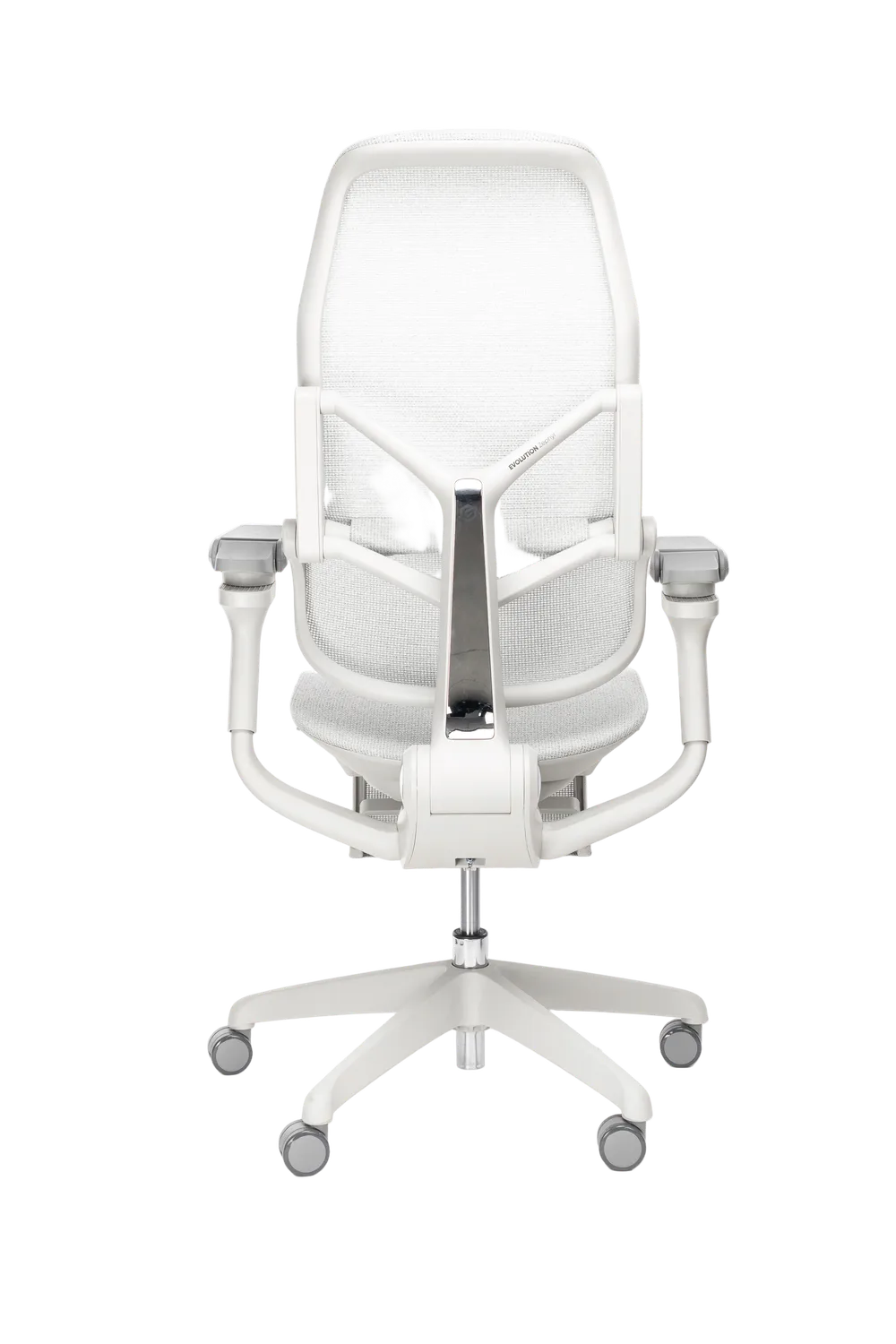 Игровое кресло EVOLUTION Zephyr Grey, вид сзади