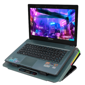 Подставка для ноутбука с активным охлаждением EVOLUTION LCS-06 RGB