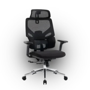Кресло эргономичное офисное EVOLUTION LumbarPro AL (черный)