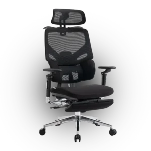 Кресло эргономичное офисное EVOLUTION LumbarPro Elite Black (черный)