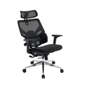 Кресло эргономичное офисное EVOLUTION LumbarPro AL (черный)