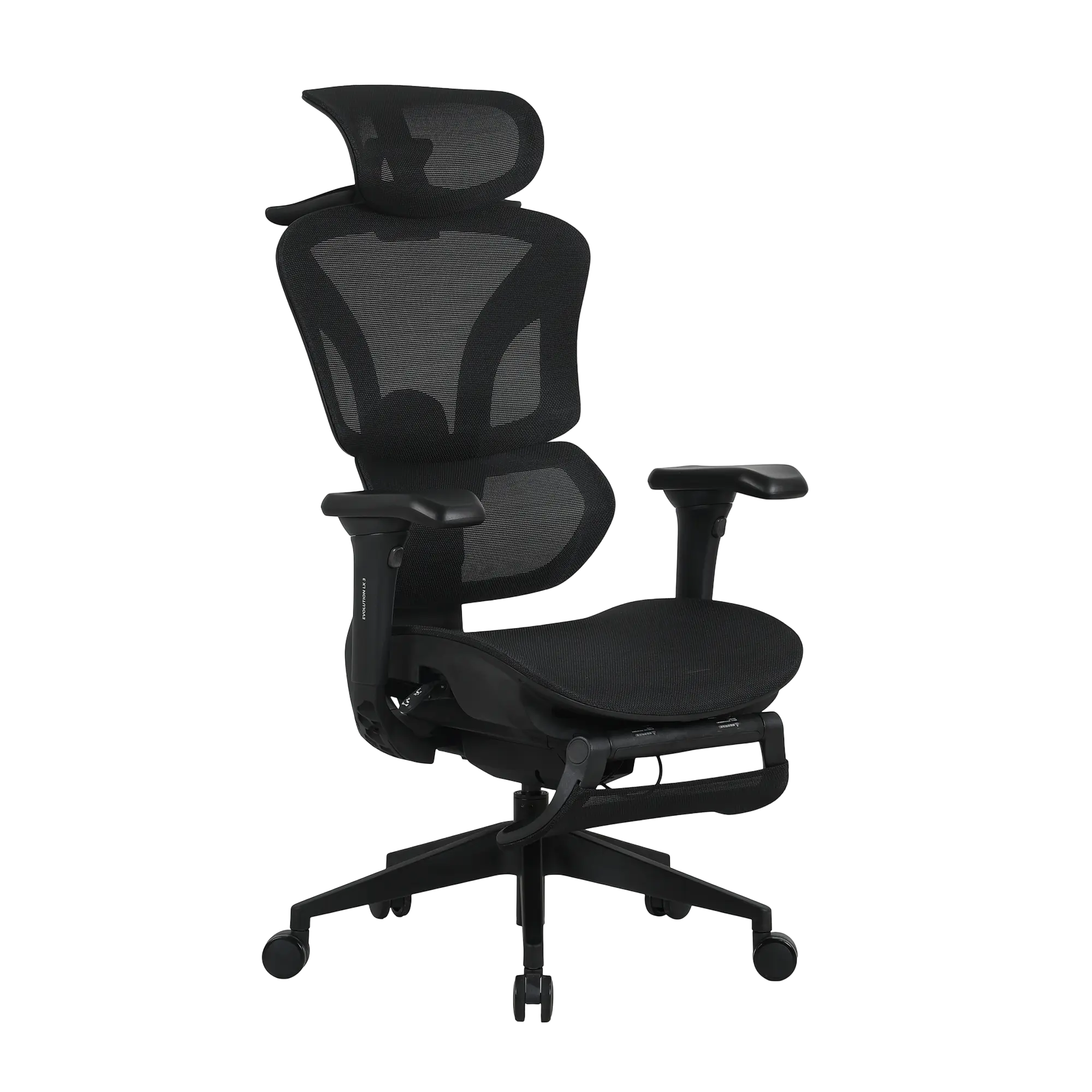 Кресло поворотное офисное эргономичное Evolution LX3 Black