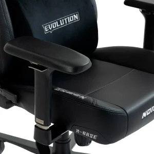 Игровое кресло экокожа Evolution NOMAD PRO X-BASE Black