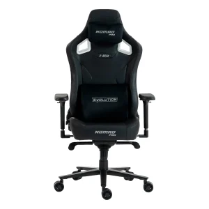 Игровое кресло экокожа Evolution NOMAD PRO X-BASE Black